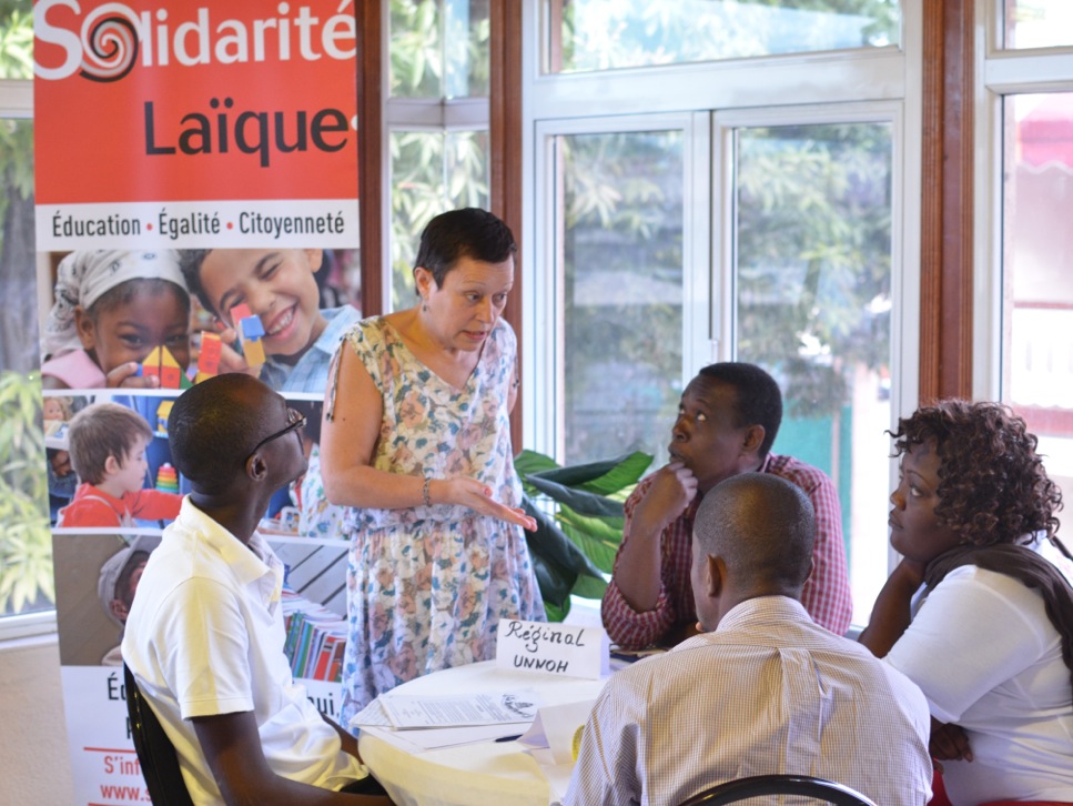 le stage se dÃ©roulait sous l'Ã©gide de SolidaritÃ© LaÃ¯que