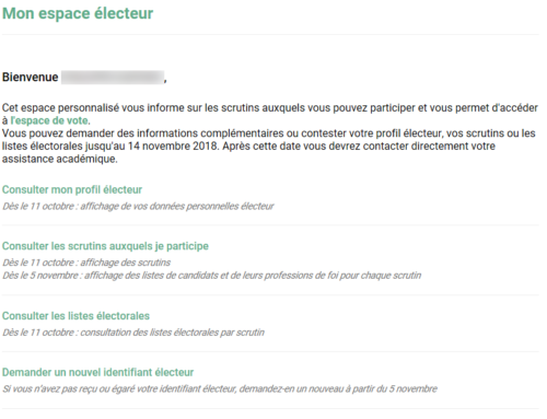 Demander un nouvel identifiant électeur