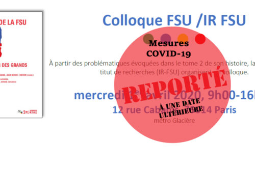 Colloque  « Regards croisés sur syndicalisme et mouvement social du XXIe siècle »