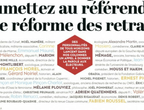Pétition L’Humanité : Monsieur le Président, soumettez au référendum votre réforme des retraites !