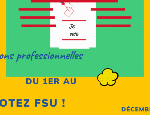 Élections professionnelles 2022 du 1er au 8 décembre 2022